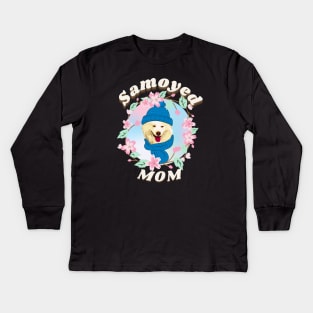 SAMOYED MOM Kids Long Sleeve T-Shirt